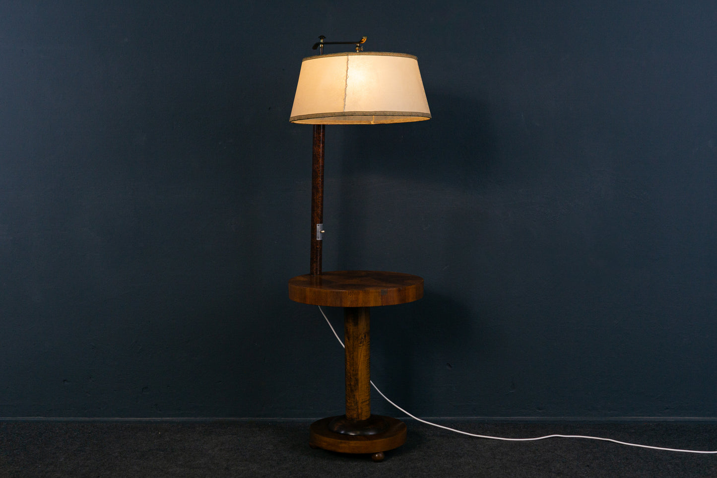 Stehlampe Tisch Beistelltisch Stehleuchte Sofa Alt Antik MÖBLINGER 2409_1102