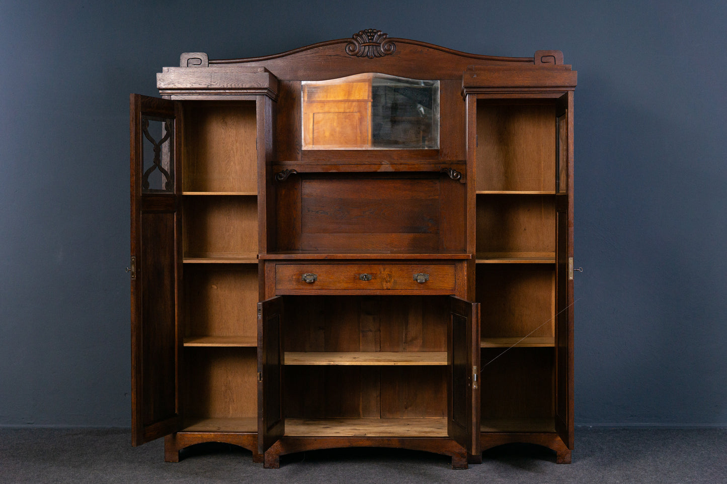 Vintage Anrichte Buffet Kommode Regal Schrank Alt Antik 2309_2501