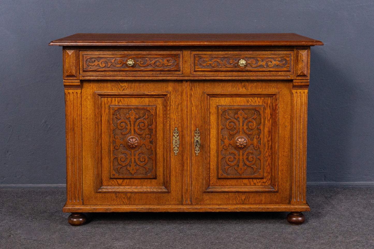 Kommode Vertiko Anrichte Schrank Sideboard Alt Antik MÖBLINGER 2409_1605