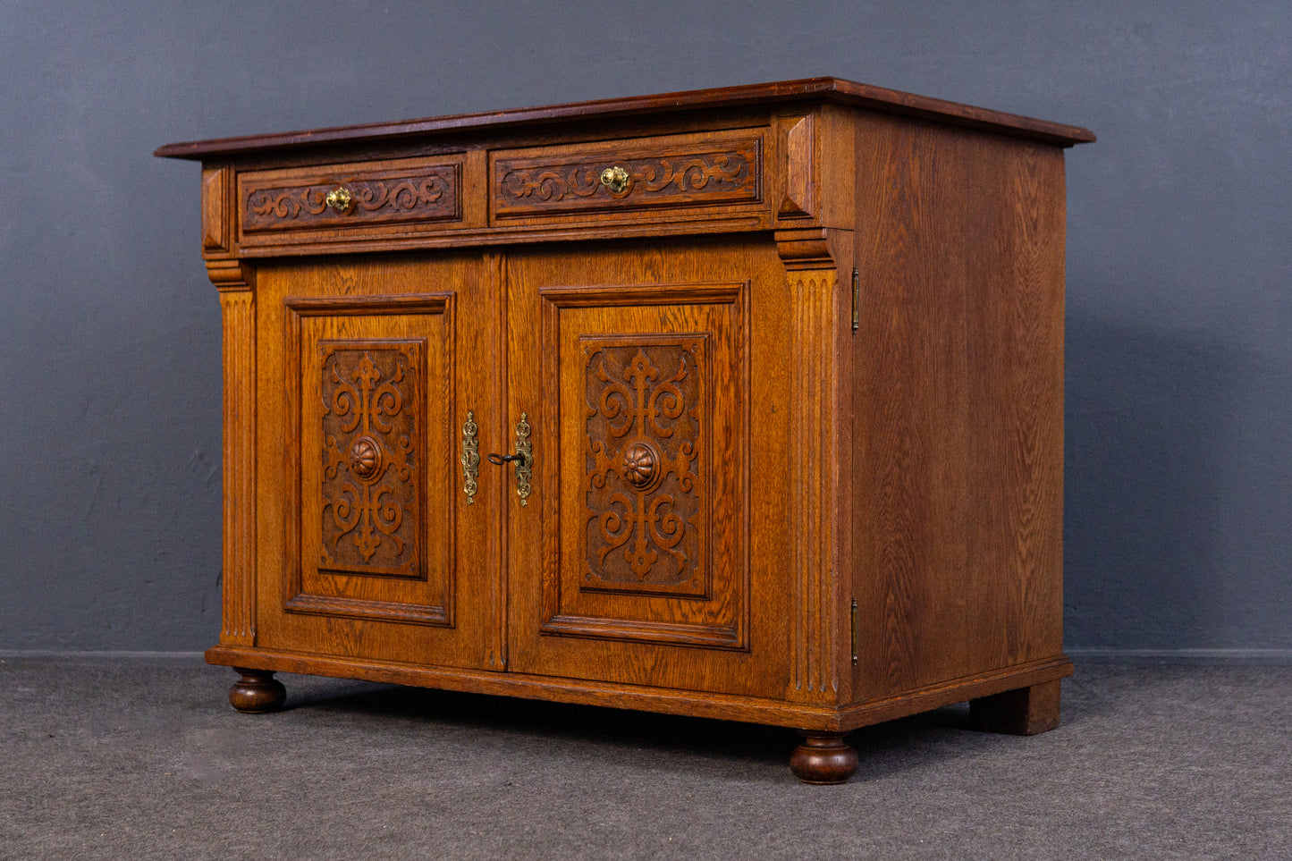 Kommode Vertiko Anrichte Schrank Sideboard Alt Antik MÖBLINGER 2409_1605