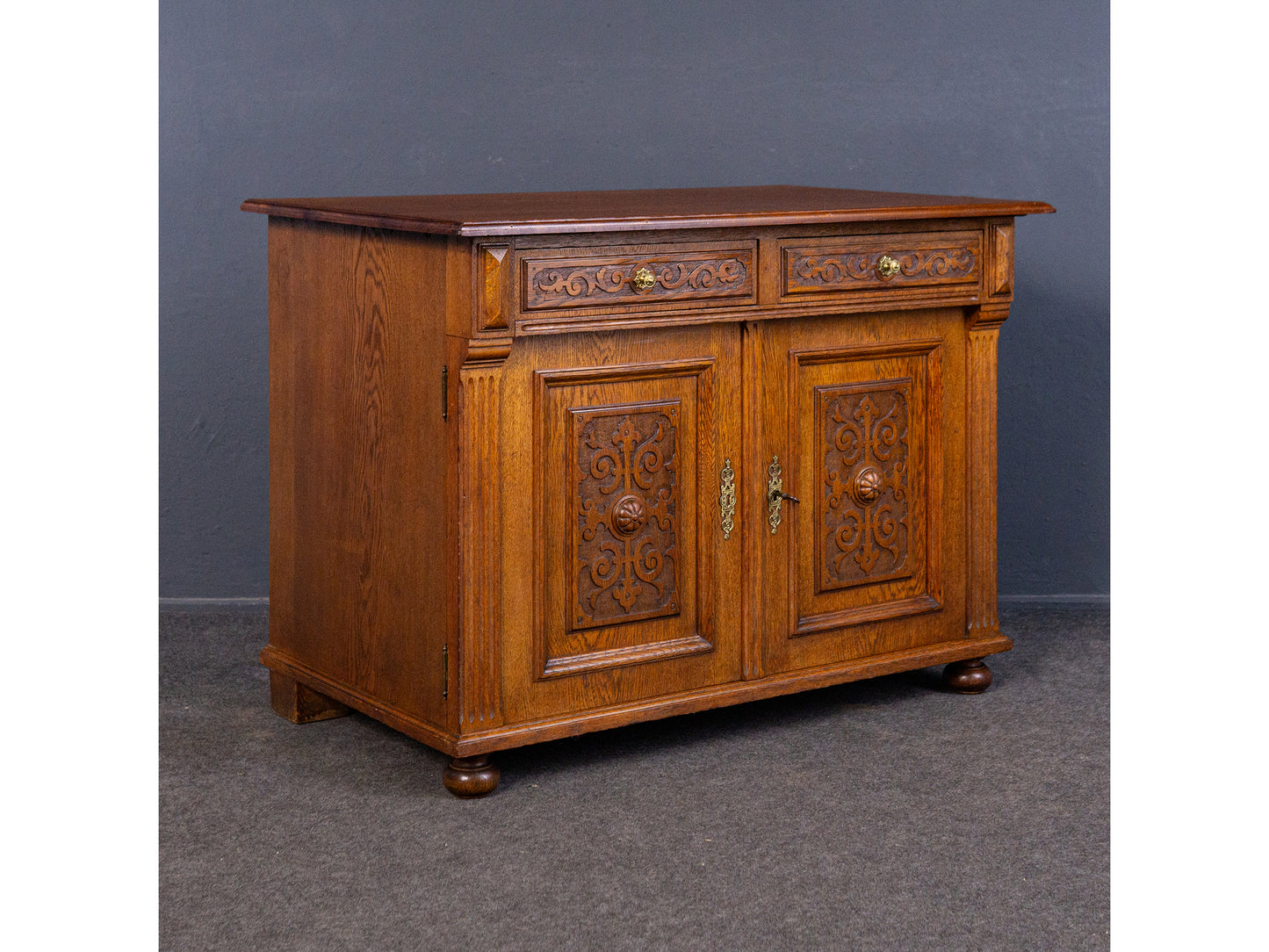 Kommode Vertiko Anrichte Schrank Sideboard Alt Antik MÖBLINGER 2409_1605