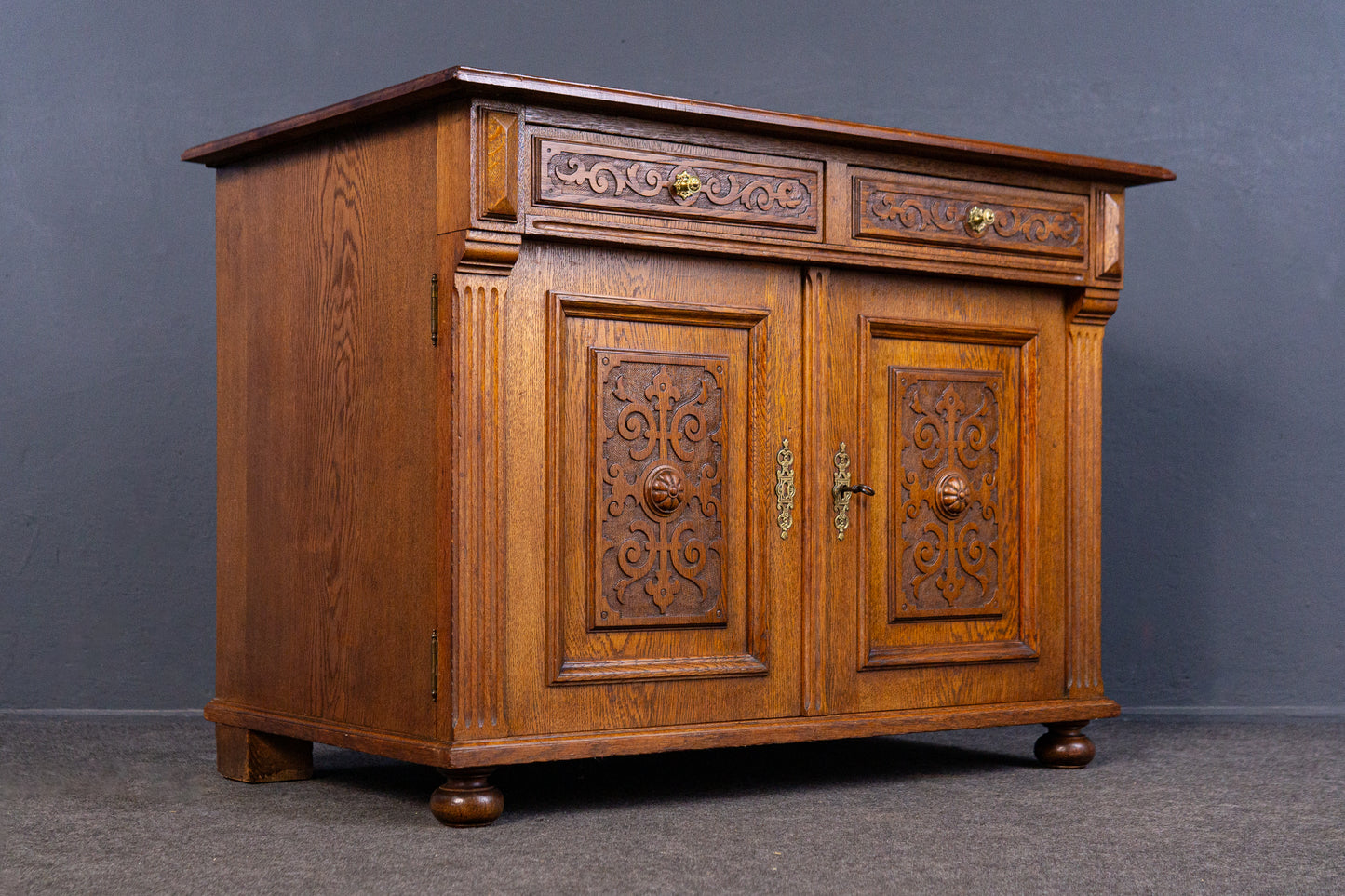 Kommode Vertiko Anrichte Schrank Sideboard Alt Antik MÖBLINGER 2409_1605