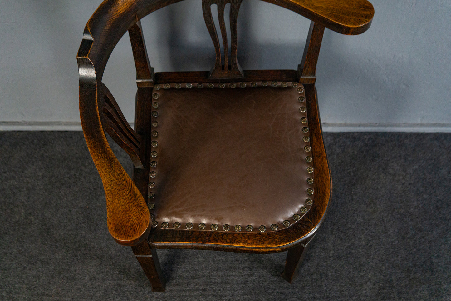 Armlehnenstuhl Stuhl Schreibtisch Tisch Vintage Antik Alt MÖBLINGER 2504_2403