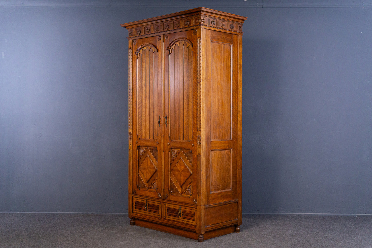 großer Kleiderschrank Kommode Regal Schrank Alt Antik MÖBLINGER 2409_2305