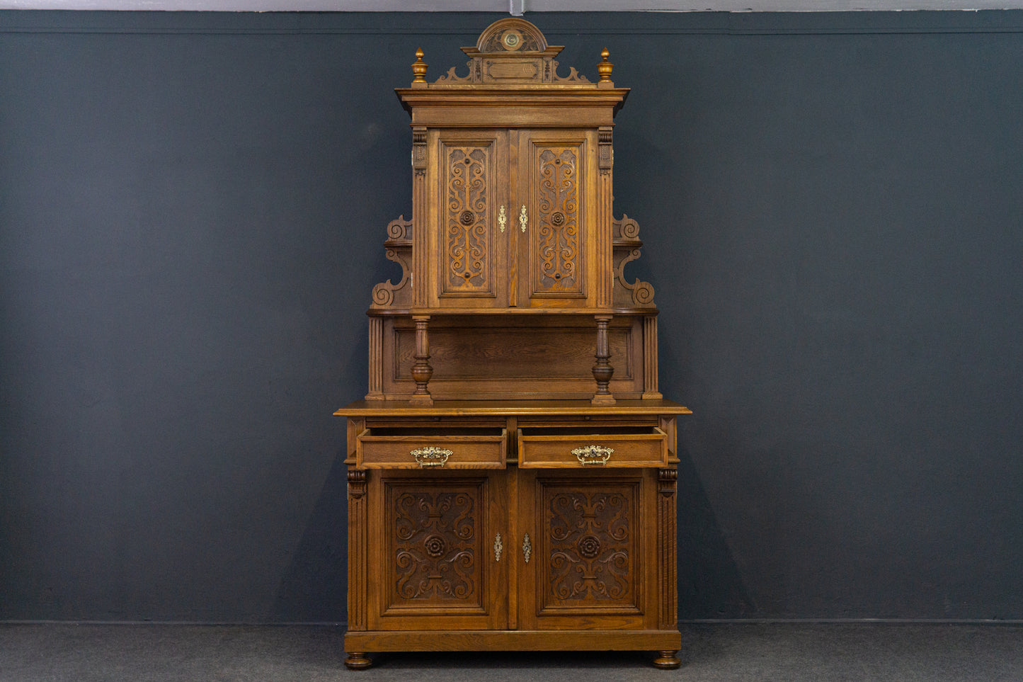 Gründerzeit Buffet Schrank Regal Anrichte Alt Antik 2210_1301