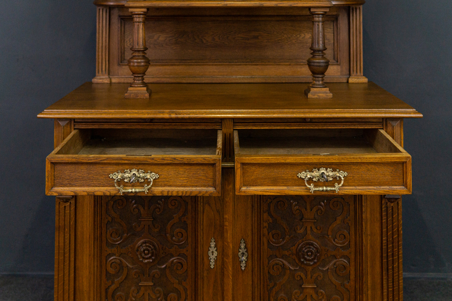 Gründerzeit Buffet Schrank Regal Anrichte Alt Antik 2210_1301