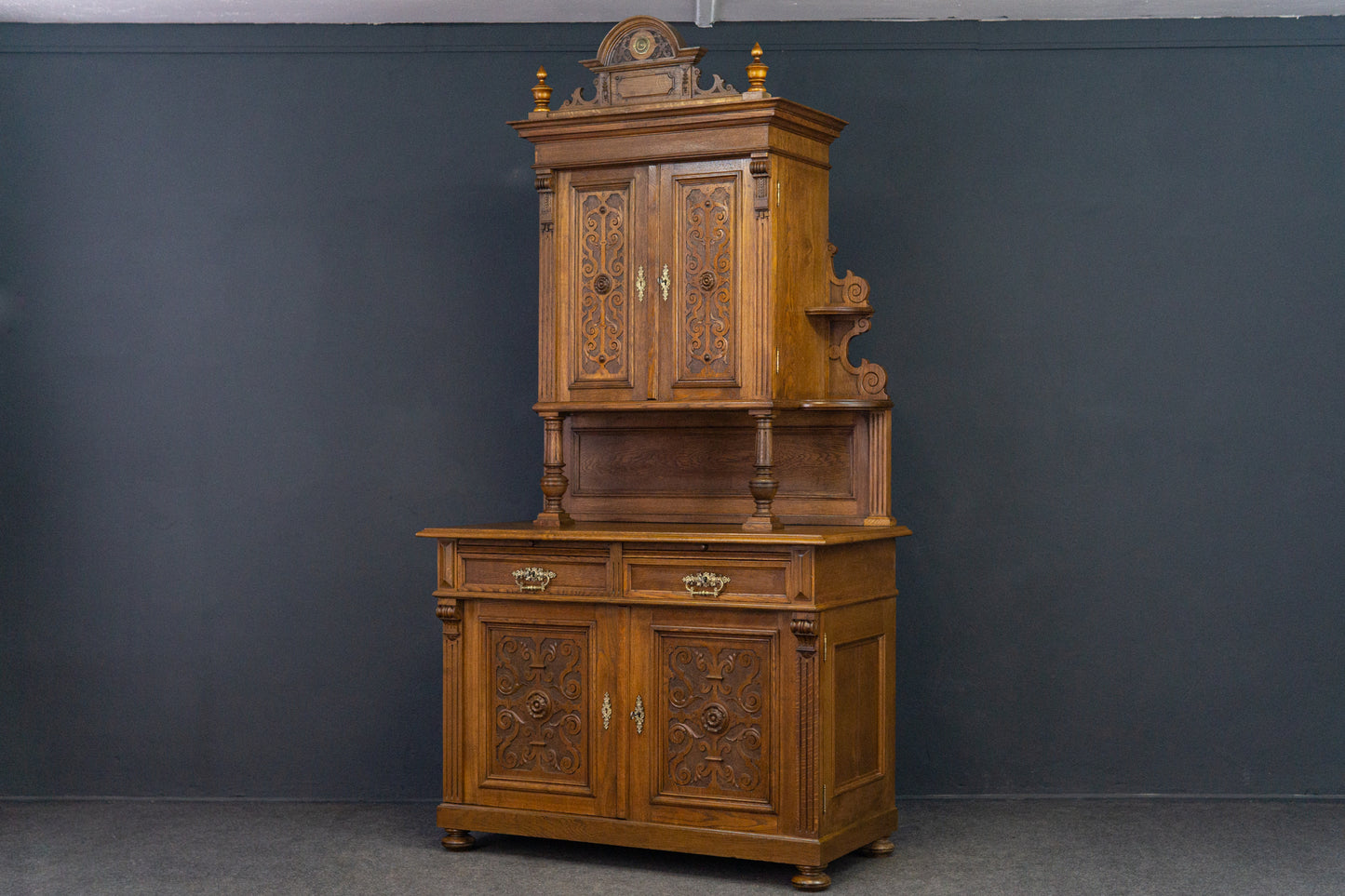 Gründerzeit Buffet Schrank Regal Anrichte Alt Antik 2210_1301