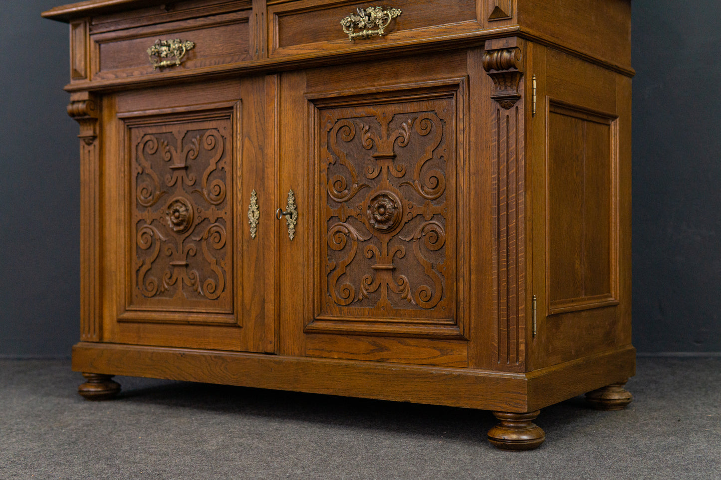 Gründerzeit Buffet Schrank Regal Anrichte Alt Antik 2210_1301