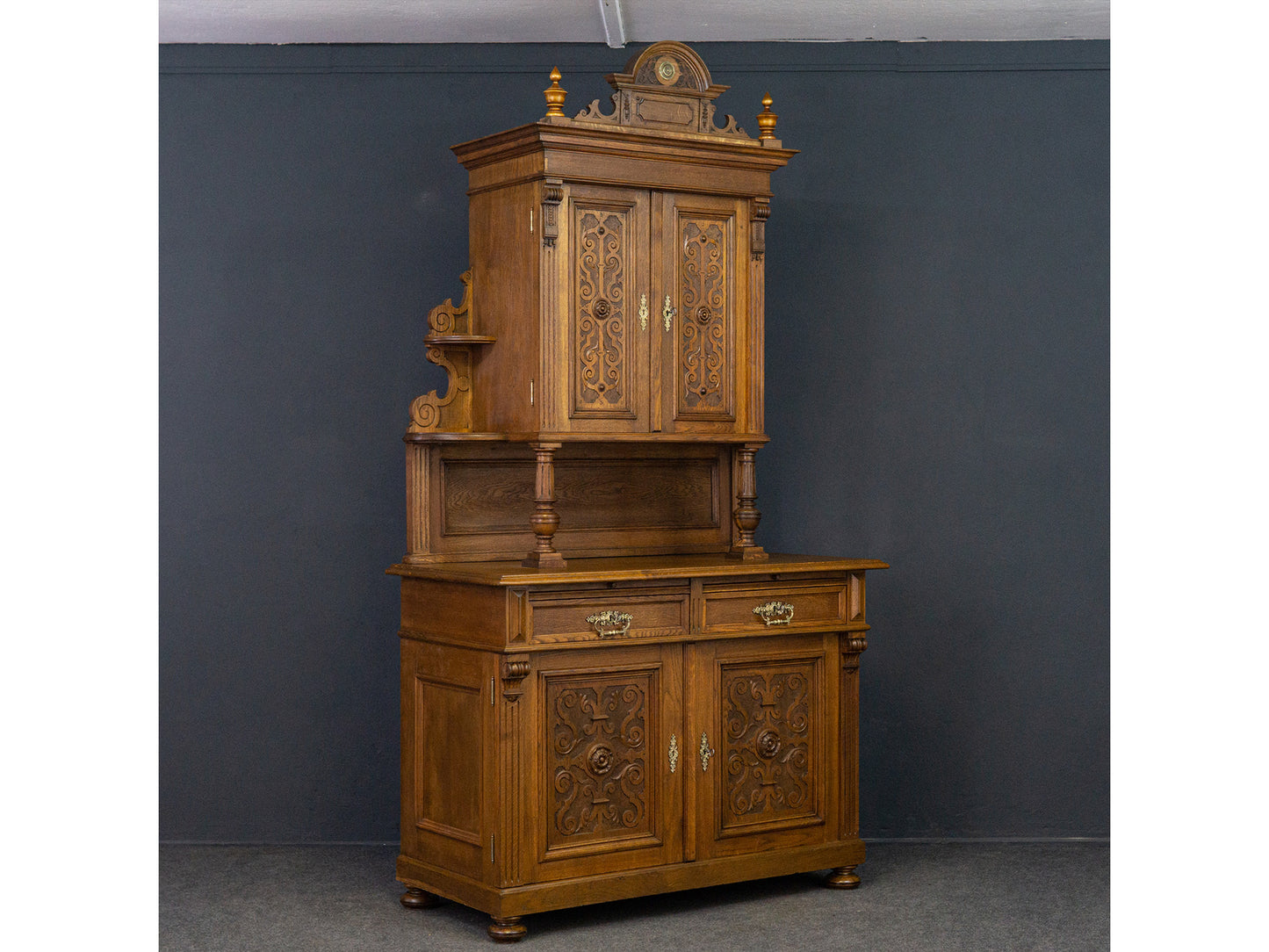 Gründerzeit Buffet Schrank Regal Anrichte Alt Antik 2210_1301