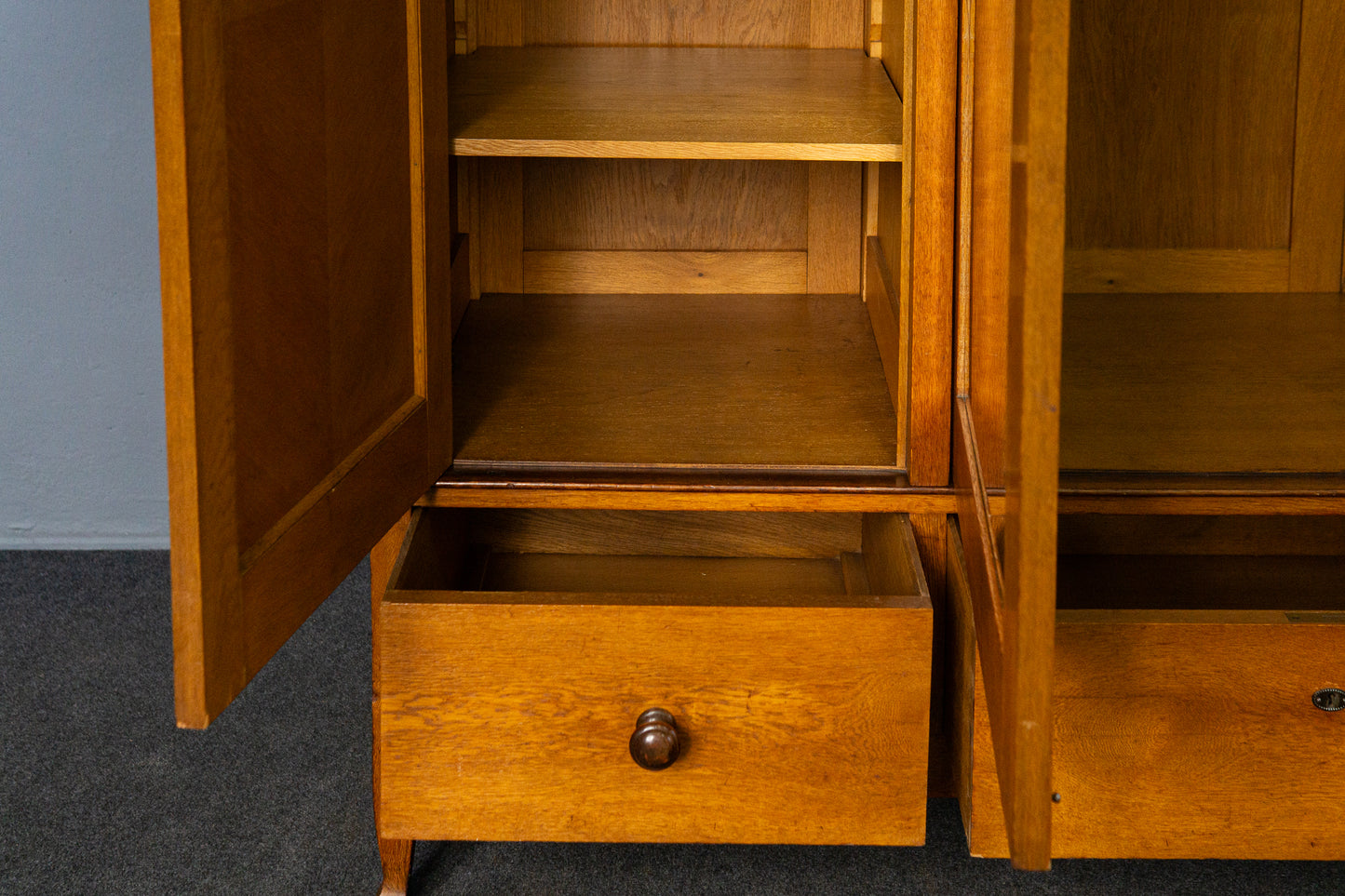 Vintage Kleiderschrank Garderobe Regal Kommode Alt Antik MÖBLINGER 2505_0501
