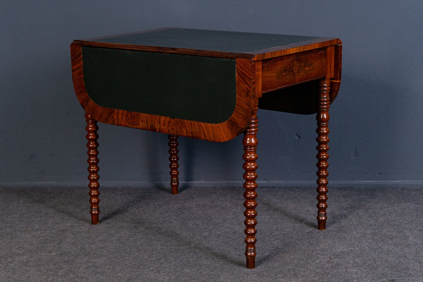 Biedermeier Tisch Spieltisch Stuhl Tafel Büro Alt Antik 2310_0702