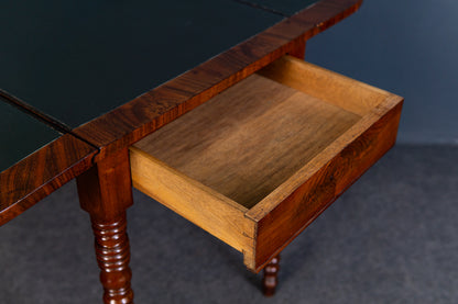 Biedermeier Tisch Spieltisch Stuhl Tafel Büro Alt Antik 2310_0702