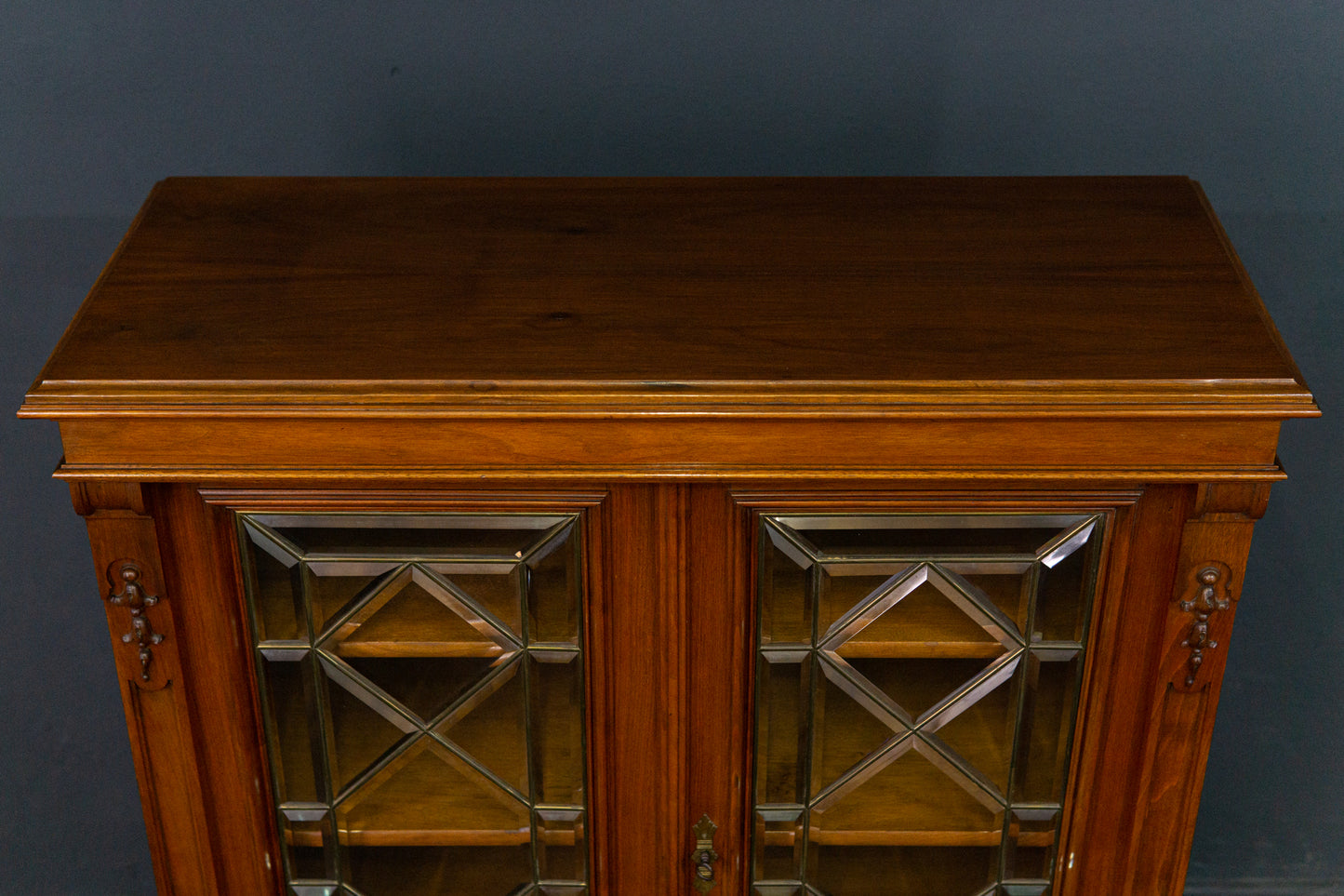 Vitrine Bücherschrank Regal Kommode Schrank Alt Antik 2210_1304
