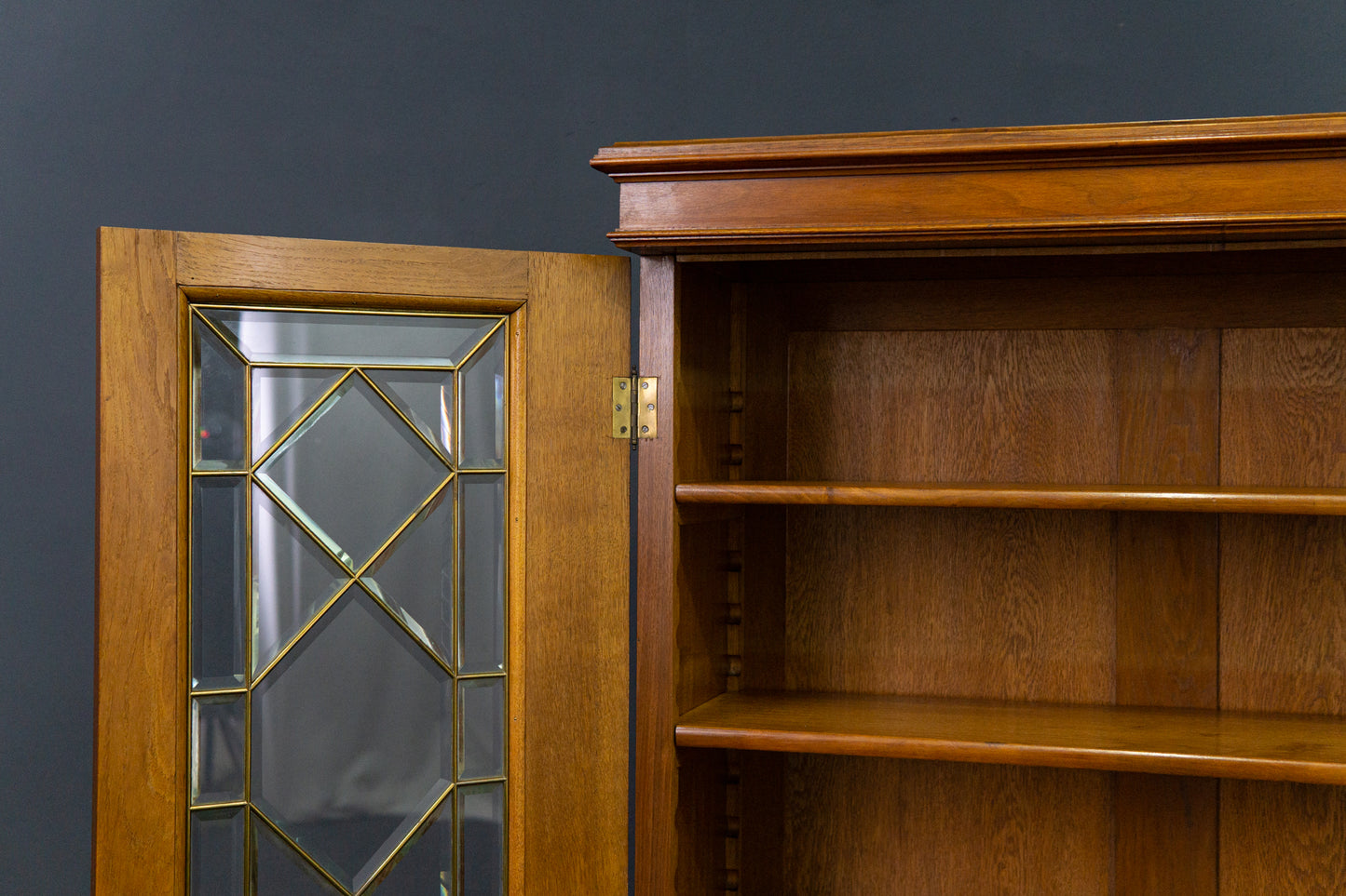 Vitrine Bücherschrank Regal Kommode Schrank Alt Antik 2210_1304