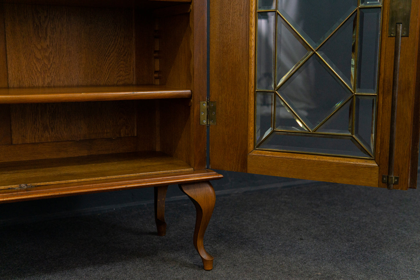 Vitrine Bücherschrank Regal Kommode Schrank Alt Antik 2210_1304