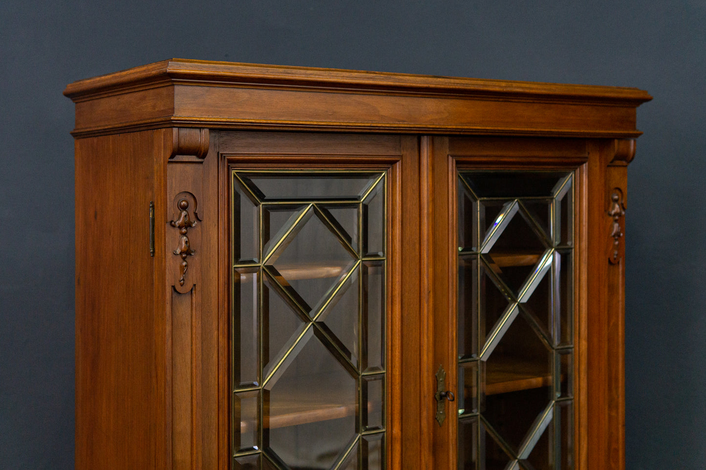 Vitrine Bücherschrank Regal Kommode Schrank Alt Antik 2210_1304