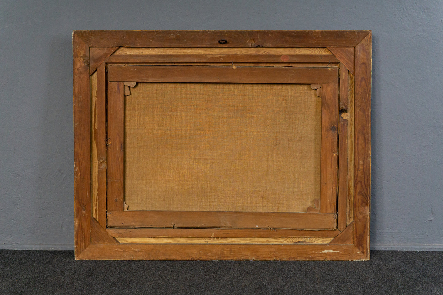 Schönes Gemälde mit Landschaftsmalerei, erste Hälfte des 20.Jahrhunderts - C. Hütt Malerei Ölbild Rahmen Kunst Alt Antik MÖBLINGER