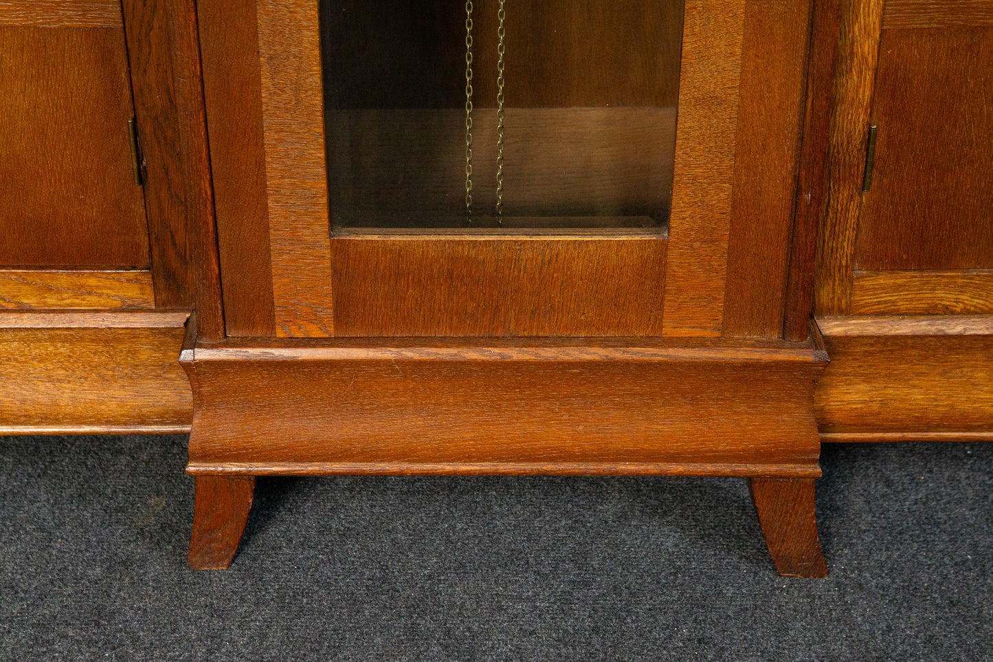seltener Jugendstil Bücherschrank, Anfang des 20.Jahrhunderts - Schrank Uhr Standuhr Vitrine Kommode Alt Antik MÖBLINGER