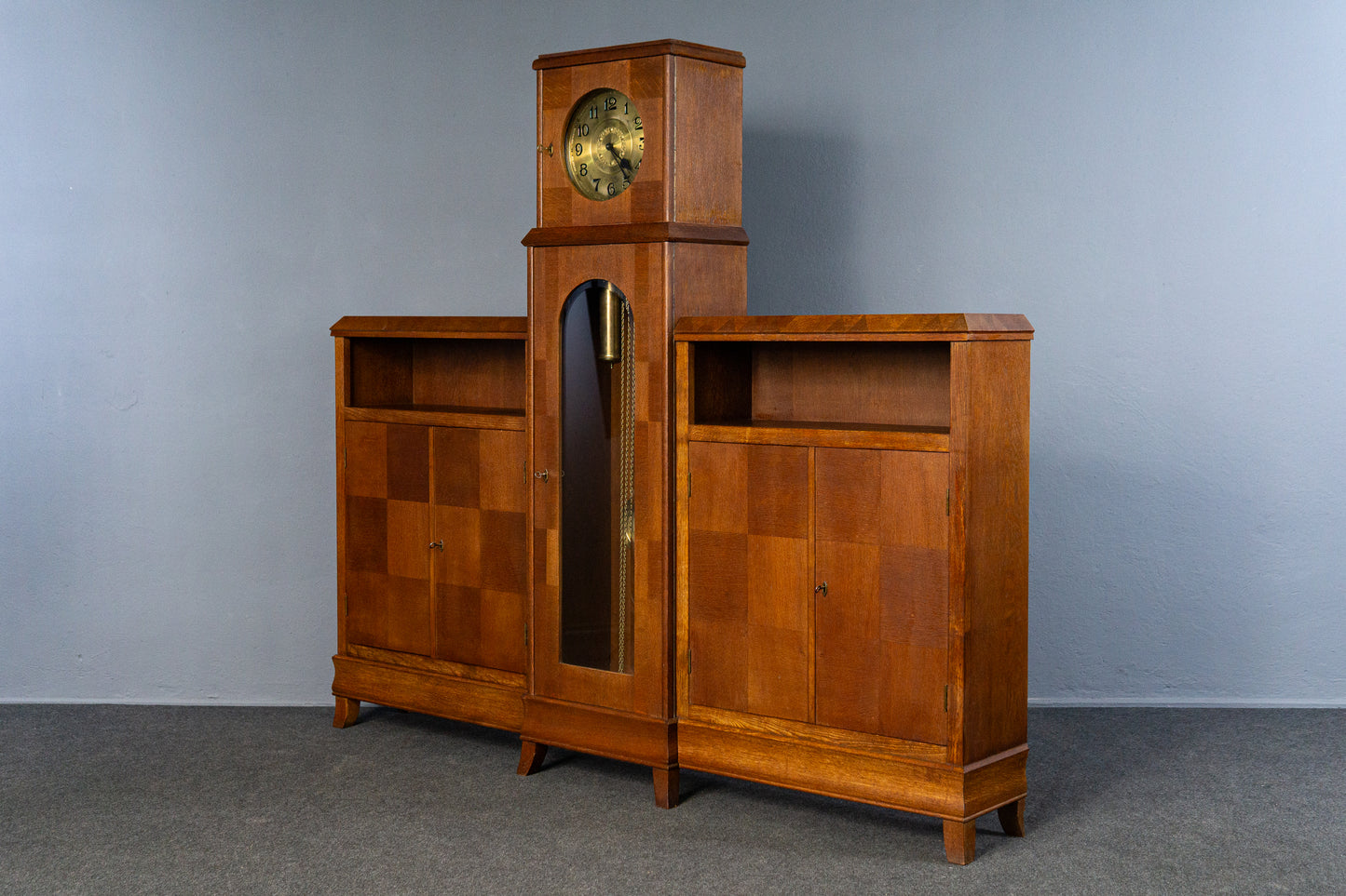 seltener Jugendstil Bücherschrank, Anfang des 20.Jahrhunderts - Schrank Uhr Standuhr Vitrine Kommode Alt Antik MÖBLINGER