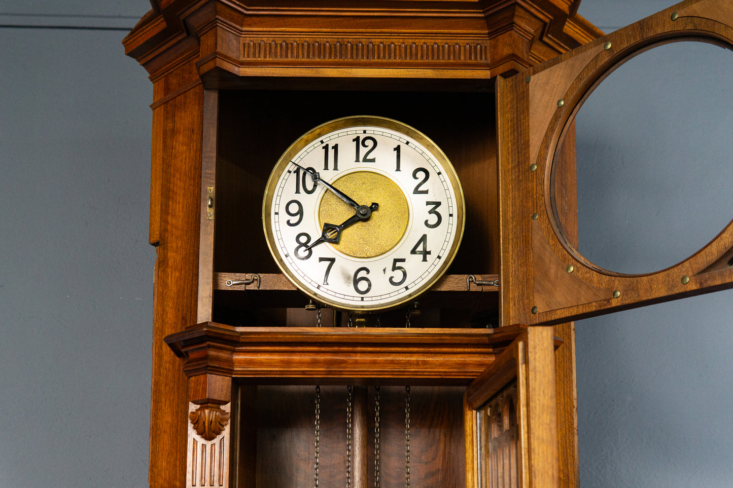seltene Lenzkirch Eckstanduhr, Gründerzeit Übergang Jugendstil um 1900 - Clock Standuhr Uhr Alt Antik MÖBLINGER