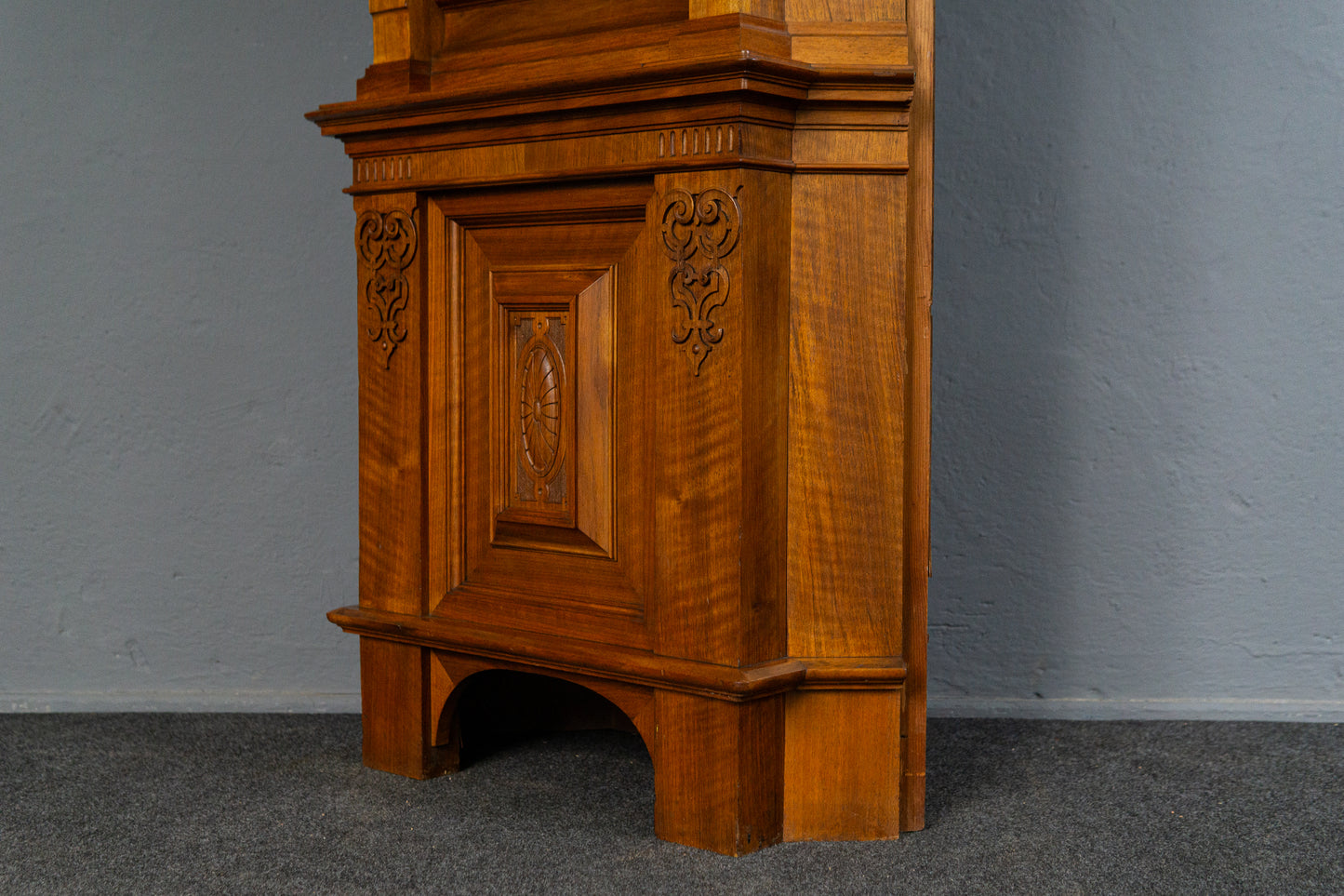 seltene Lenzkirch Eckstanduhr, Gründerzeit Übergang Jugendstil um 1900 - Clock Standuhr Uhr Alt Antik MÖBLINGER