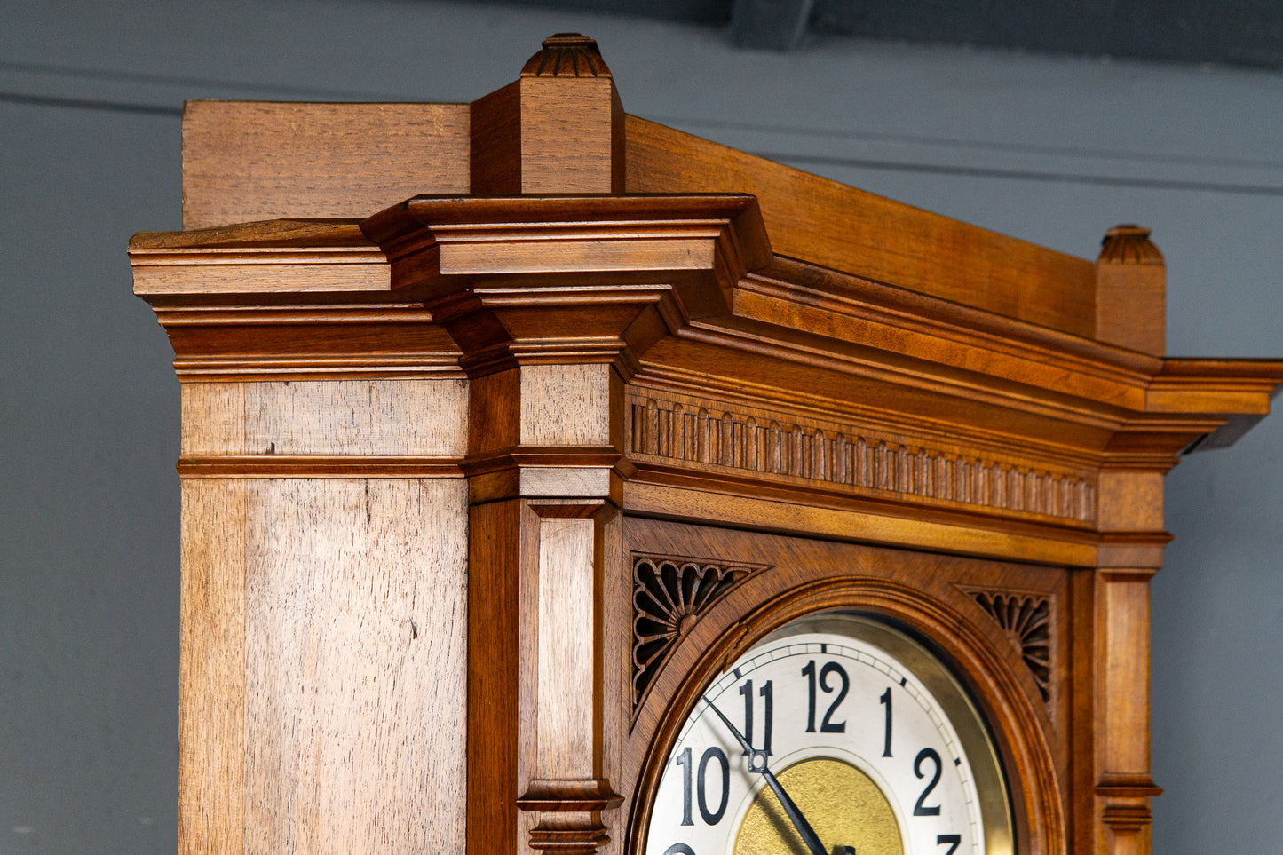 seltene Lenzkirch Eckstanduhr, Gründerzeit Übergang Jugendstil um 1900 - Clock Standuhr Uhr Alt Antik MÖBLINGER