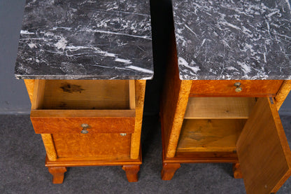 paar Nachtschränke Schrank Kommode Tisch Regal Alt Antik MÖBLINGER 2410_0904