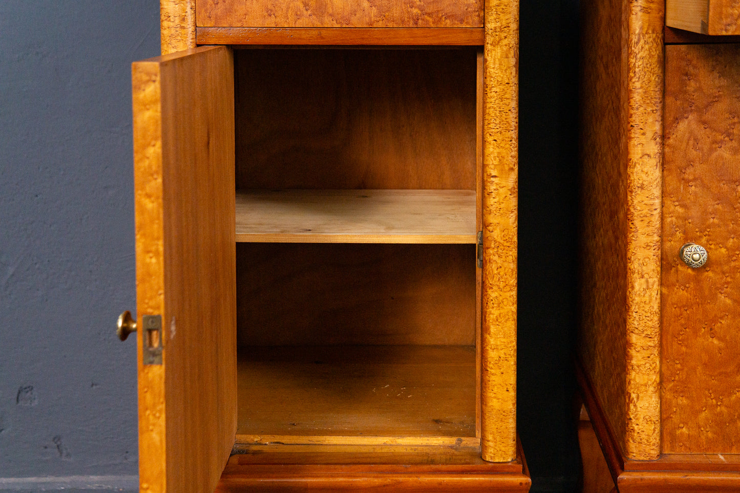 paar Nachtschränke Schrank Kommode Tisch Regal Alt Antik MÖBLINGER 2410_0904