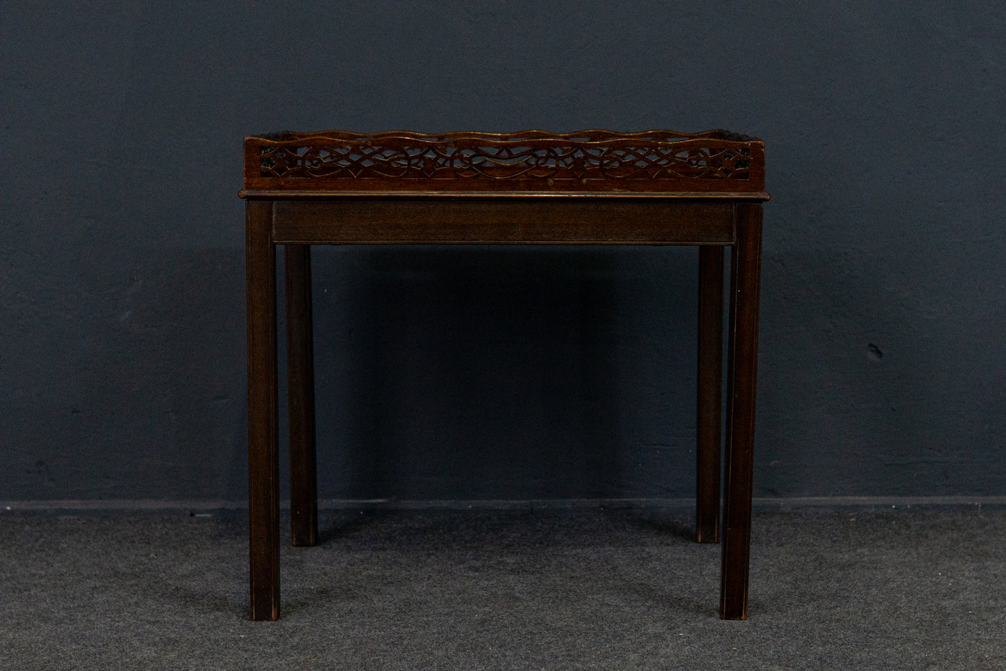 Beistelltisch Tablett Table Satztisch Alt Vintage 2210_2705