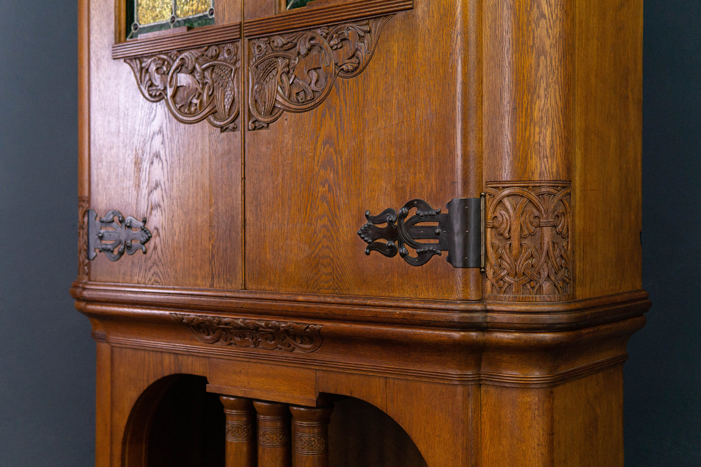 Bücherschrank Kabinett Buffet Regal Anrichte Alt Antik 2211_0603