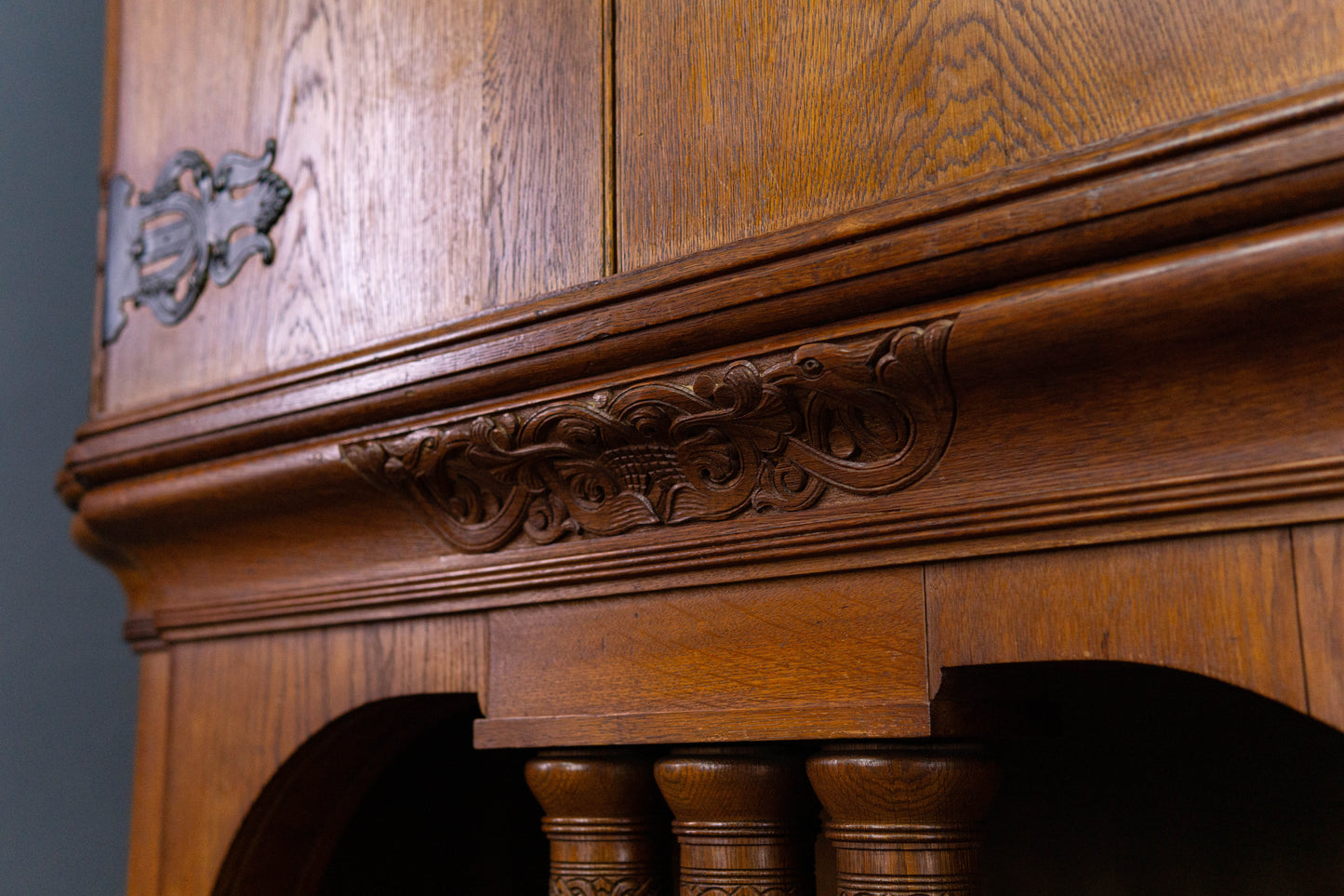 Bücherschrank Kabinett Buffet Regal Anrichte Alt Antik 2211_0603