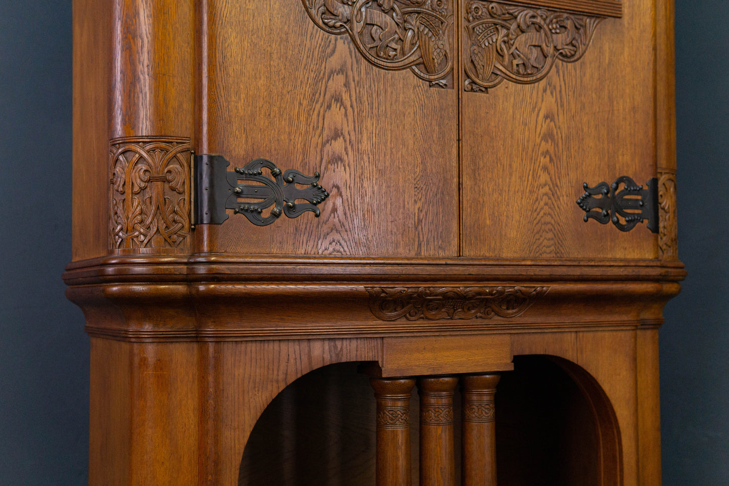 Bücherschrank Kabinett Buffet Regal Anrichte Alt Antik 2211_0603