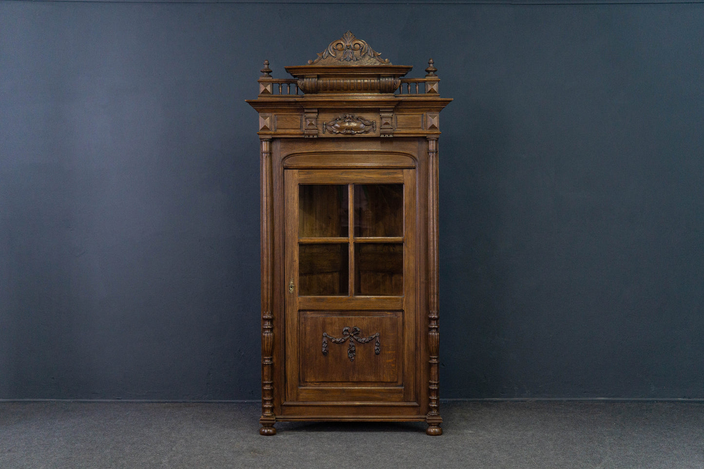 Eckschrank Buffet Schrank Regal Gründerzeit Alt Antik 2211_0604