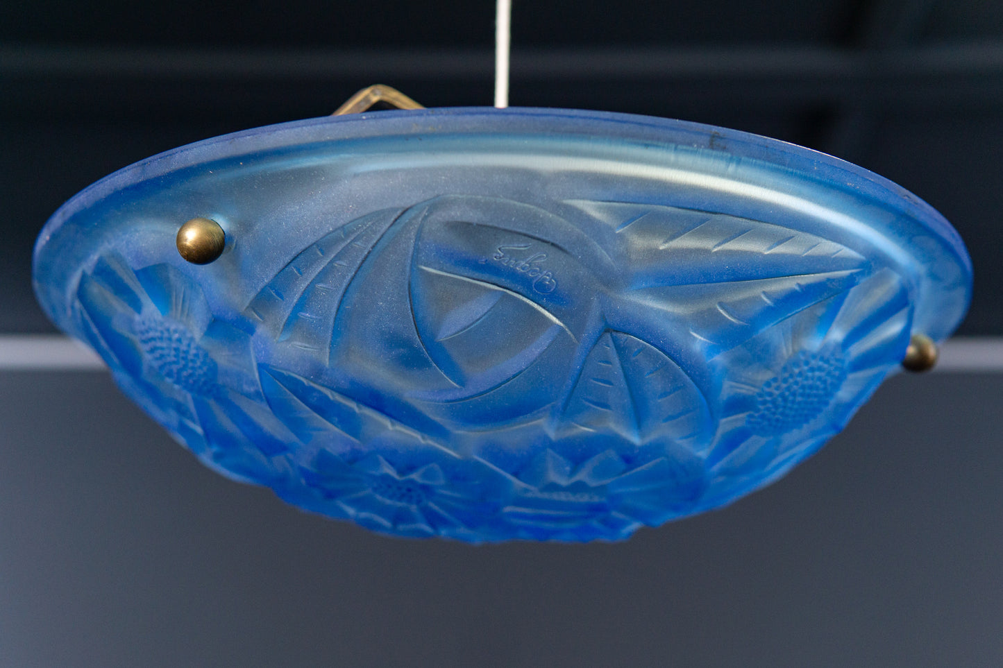 Art Deco Deckenlampe Leuchte Licht Lampe Degue' Antik 2310_1904
