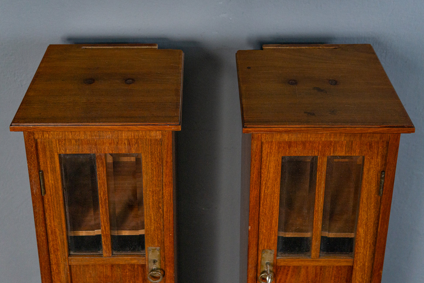 Elegante Jugendstil Pfeilerschränke, Anfang des 20.Jahrhunderts - Kommode Schränke Anrichte Buffet Sofa Alt Antik MÖBLINGER