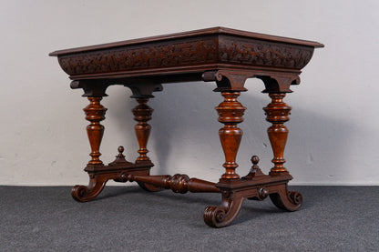 Gründerzeit Antik Tisch Stuhl Bank Hocker Table Salon MÖBLINGER 2410_2101