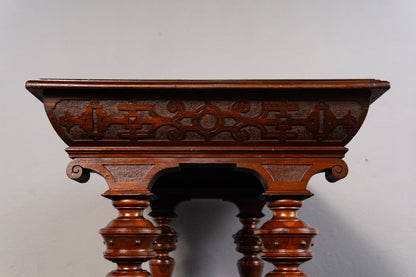 Gründerzeit Antik Tisch Stuhl Bank Hocker Table Salon MÖBLINGER 2410_2101