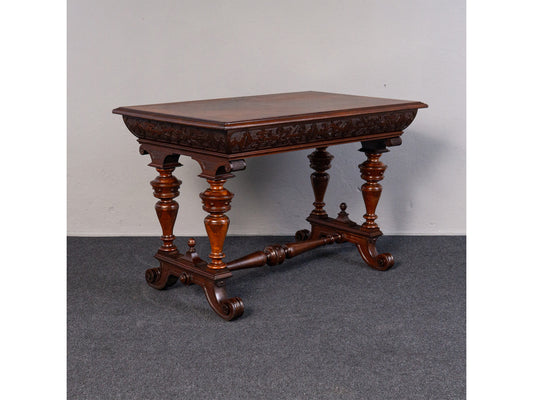 Gründerzeit Antik Tisch Stuhl Bank Hocker Table Salon MÖBLINGER 2410_2101