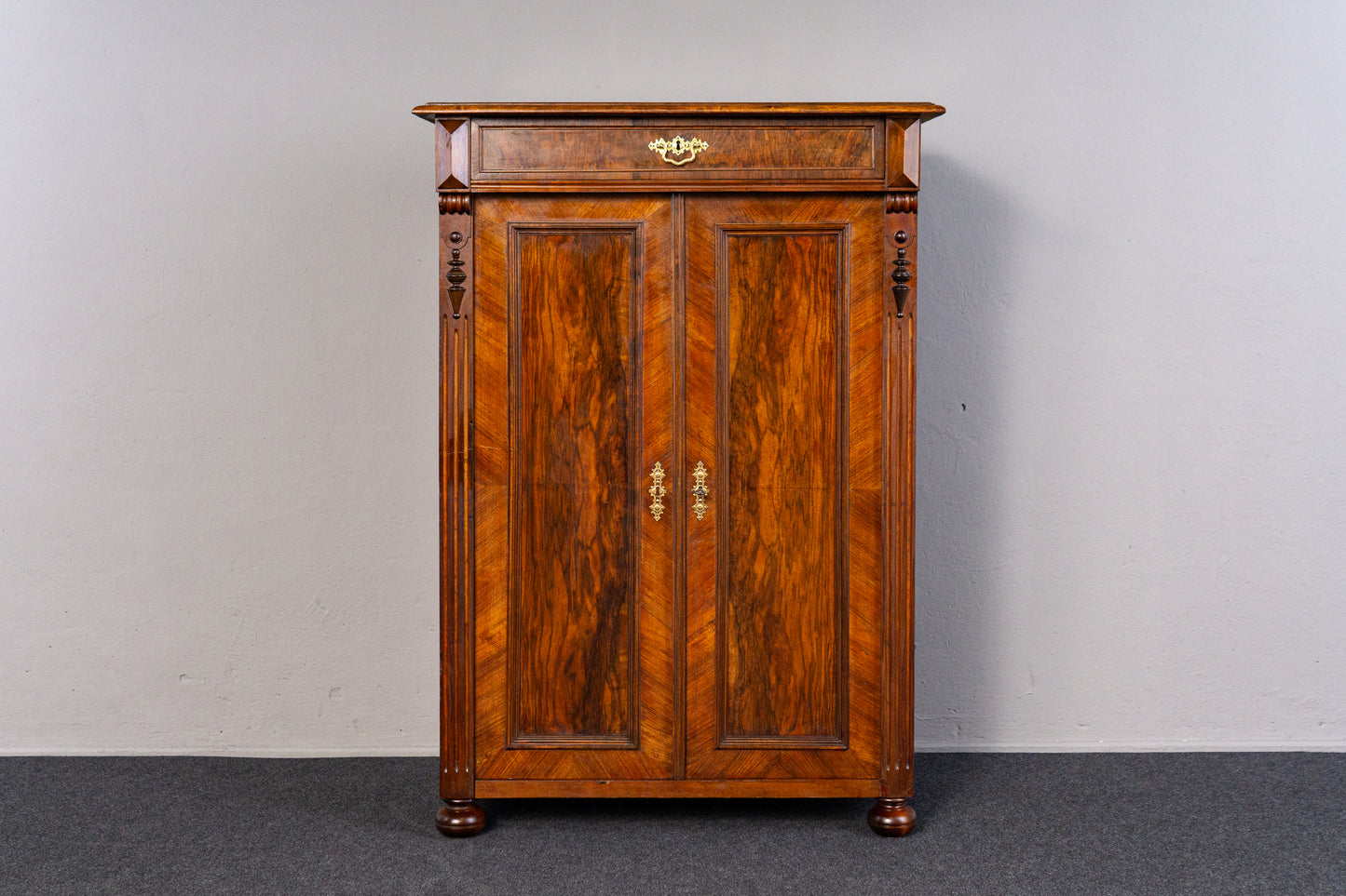 Gründerzeit Vertiko Kommode Schrank Regal Alt Antik MÖBLINGER 2410_2102