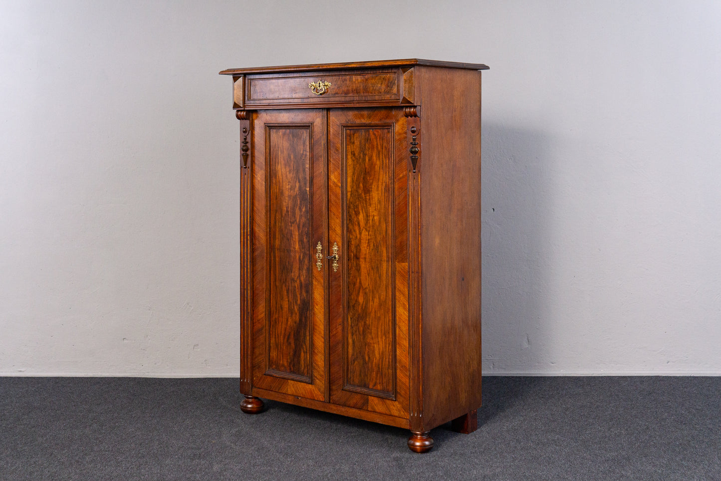 Gründerzeit Vertiko Kommode Schrank Regal Alt Antik MÖBLINGER 2410_2102