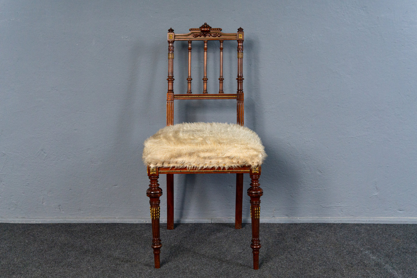 Feiner Neo Empire Stuhl, um 1880 - Sessel Sitz Chair Sofa Tisch Alt Antik MÖBLINGER