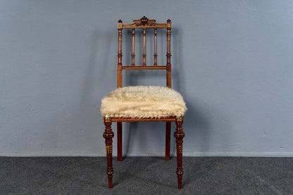 Feiner Neo Empire Stuhl, um 1880 - Sessel Sitz Chair Sofa Tisch Alt Antik MÖBLINGER