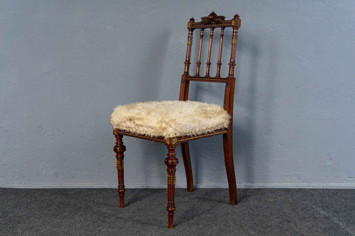 Feiner Neo Empire Stuhl, um 1880 - Sessel Sitz Chair Sofa Tisch Alt Antik MÖBLINGER