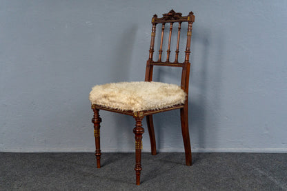 Feiner Neo Empire Stuhl, um 1880 - Sessel Sitz Chair Sofa Tisch Alt Antik MÖBLINGER