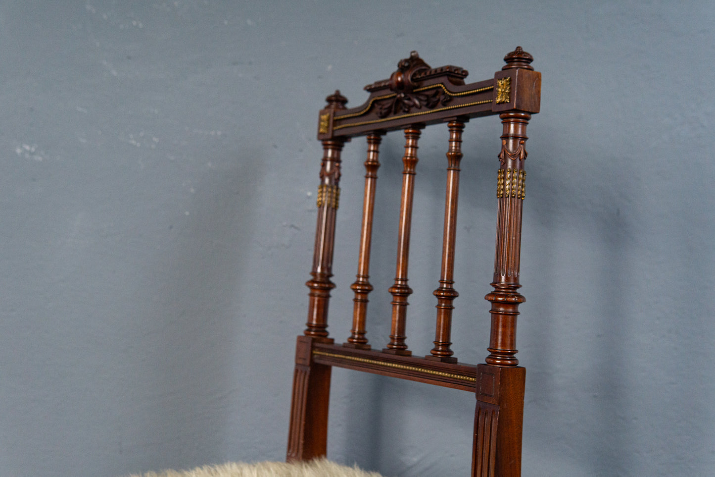 Feiner Neo Empire Stuhl, um 1880 - Sessel Sitz Chair Sofa Tisch Alt Antik MÖBLINGER