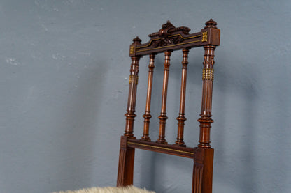 Feiner Neo Empire Stuhl, um 1880 - Sessel Sitz Chair Sofa Tisch Alt Antik MÖBLINGER