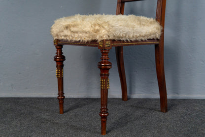 Feiner Neo Empire Stuhl, um 1880 - Sessel Sitz Chair Sofa Tisch Alt Antik MÖBLINGER