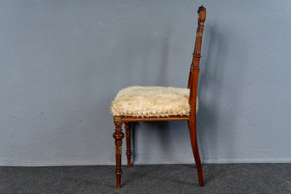 Feiner Neo Empire Stuhl, um 1880 - Sessel Sitz Chair Sofa Tisch Alt Antik MÖBLINGER