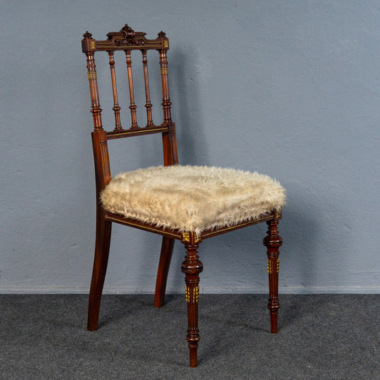 Feiner Neo Empire Stuhl, um 1880 - Sessel Sitz Chair Sofa Tisch Alt Antik MÖBLINGER