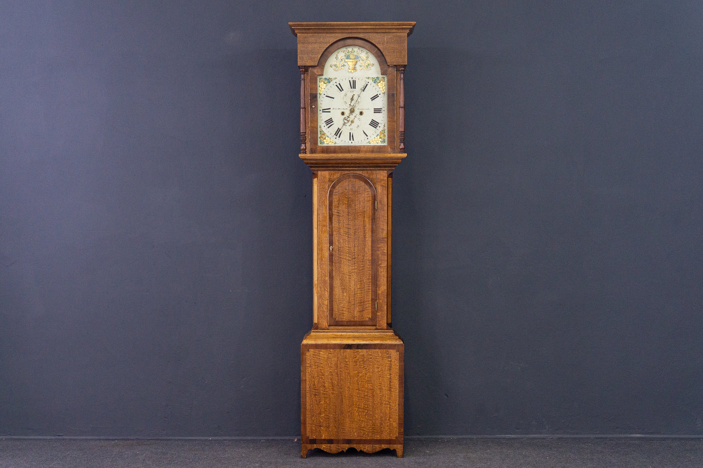 Englische Standuhr Gong Clock Uhr Kasten  Alt Antik 2211_1103